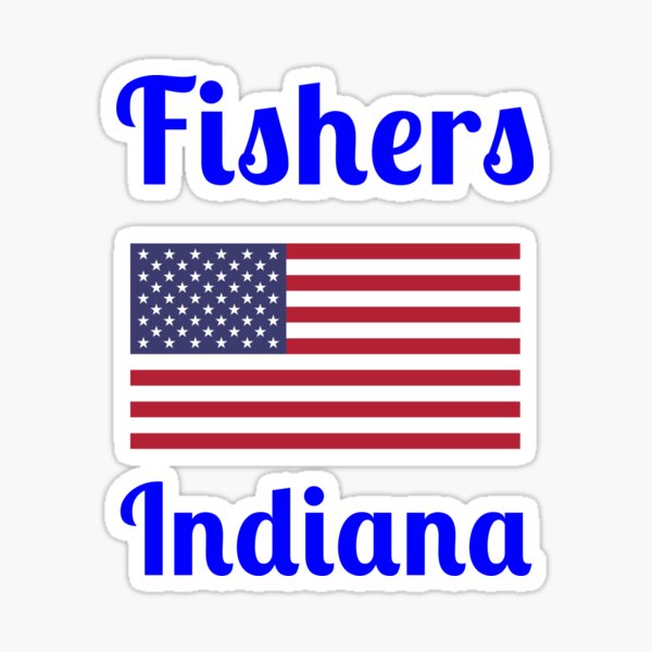 Item preview, Fishers Indiana - Stylish Prints, designed and sold by Fleetwood1994.