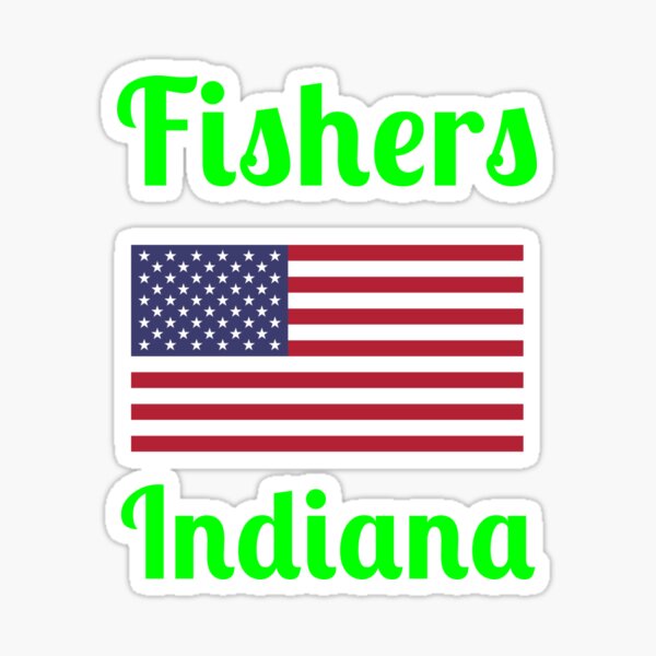Item preview, Fishers Indiana - Stylish Prints, designed and sold by Fleetwood1994.