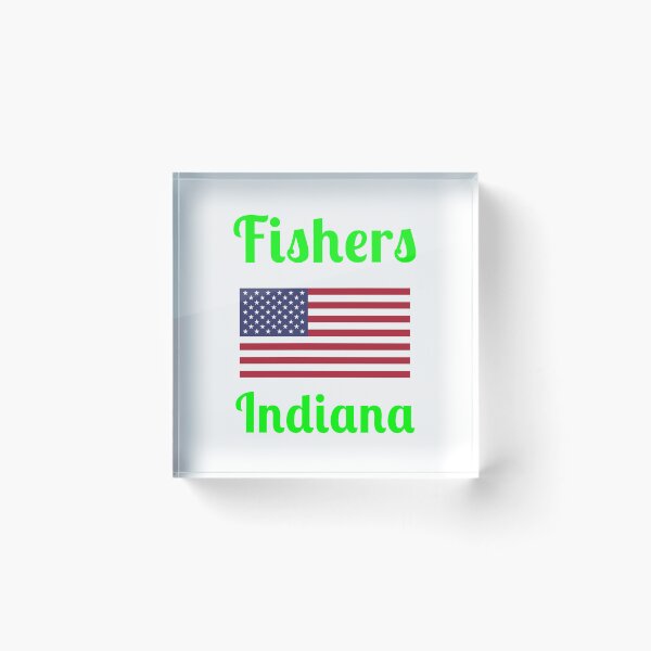 Item preview, Fishers Indiana - Stylish Prints, designed and sold by Fleetwood1994.