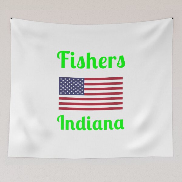 Item preview, Fishers Indiana - Stylish Prints, designed and sold by Fleetwood1994.