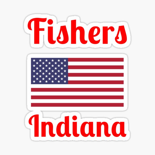 Item preview, Fishers Indiana - Stylish Prints, designed and sold by Fleetwood1994.