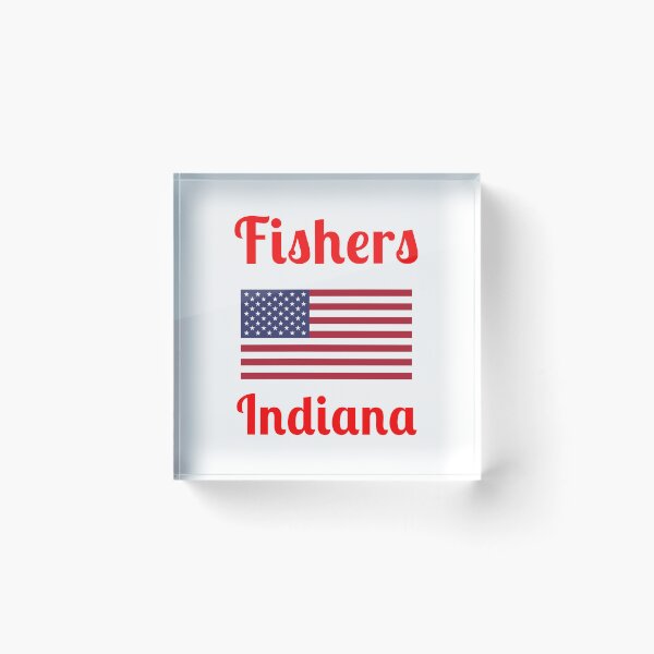 Item preview, Fishers Indiana - Stylish Prints, designed and sold by Fleetwood1994.