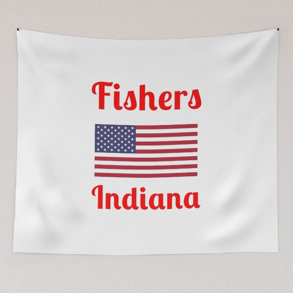 Item preview, Fishers Indiana - Stylish Prints, designed and sold by Fleetwood1994.