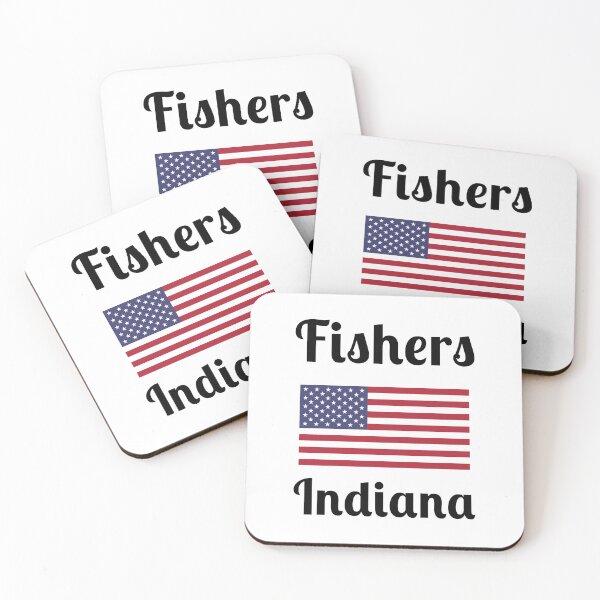 Item preview, Fishers Indiana - Stylish Prints, designed and sold by Fleetwood1994.