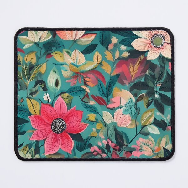 Item preview, floral motifs scandinavian inspired pattern designed and sold by Designbes.