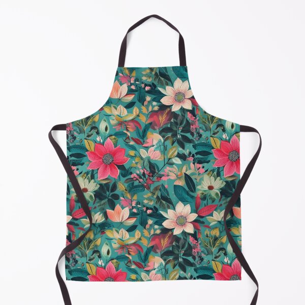Item preview, floral motifs scandinavian inspired pattern designed and sold by Designbes.