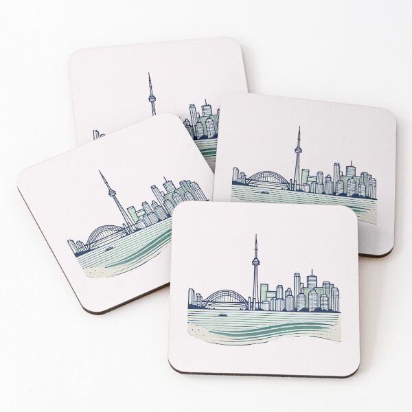 Item preview,  Minimalist Humber Loop Watercolor Art, designed and sold by PaintMeWorld.