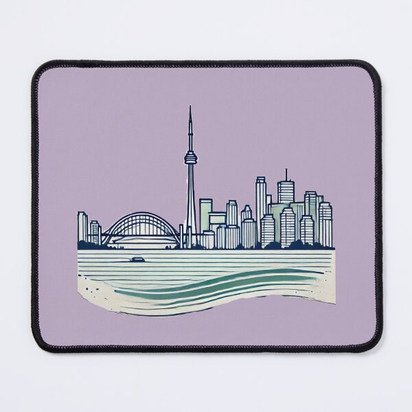 Item preview,  Minimalist Humber Loop Watercolor Art, designed and sold by PaintMeWorld.