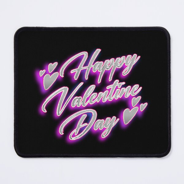 Item preview, Happy Valentine Day Chrome typhography design designed and sold by Etern.