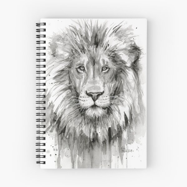 Item preview, Lion Watercolor Painting designed and sold by Olga Shvartsur.