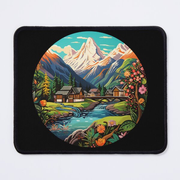 Item preview, Switzerland Beautiful landscape designed and sold by SMARTKIT  DESIGNAGENCY.