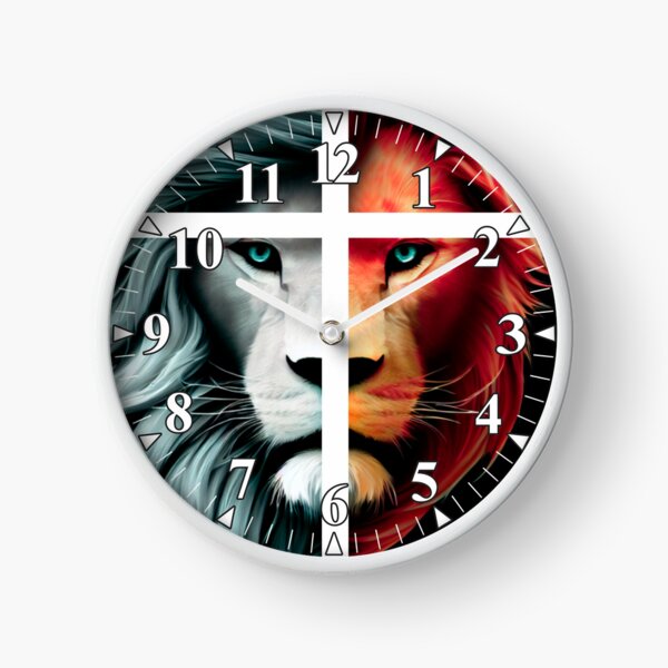 Item preview, Lion and Jesus on the Cross: A Symbol of Strength and Sacrifice designed and sold by Weslenluc.