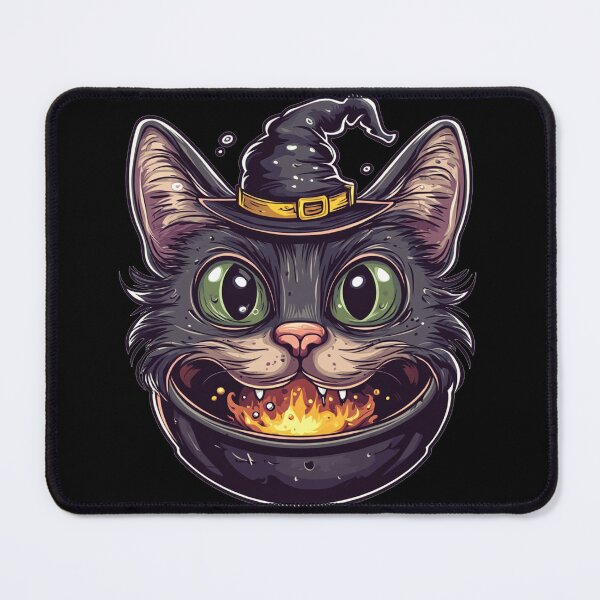 Item preview, Cat Boiler Cat Witch Halloween designed and sold by titanosdesign.