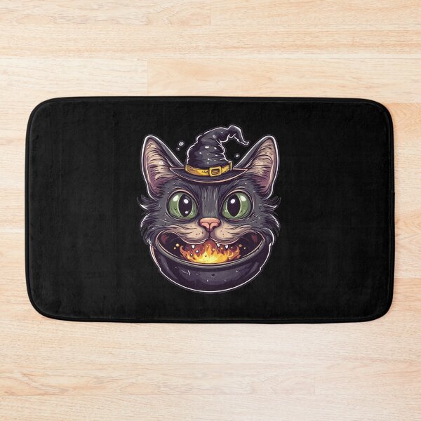 Item preview, Cat Boiler Cat Witch Halloween designed and sold by titanosdesign.