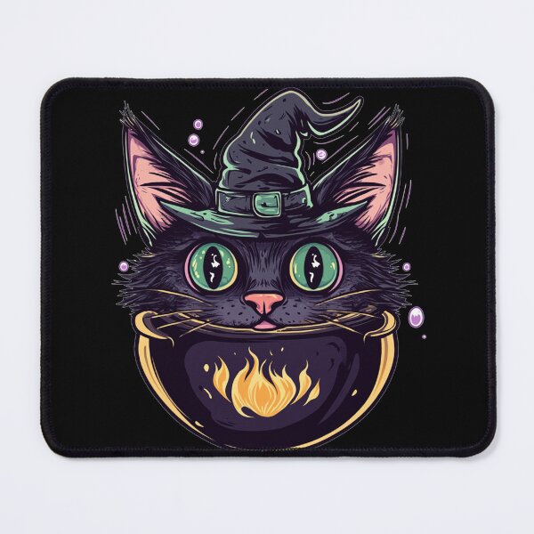 Item preview, Cat Boiler Cat Witch Halloween designed and sold by titanosdesign.