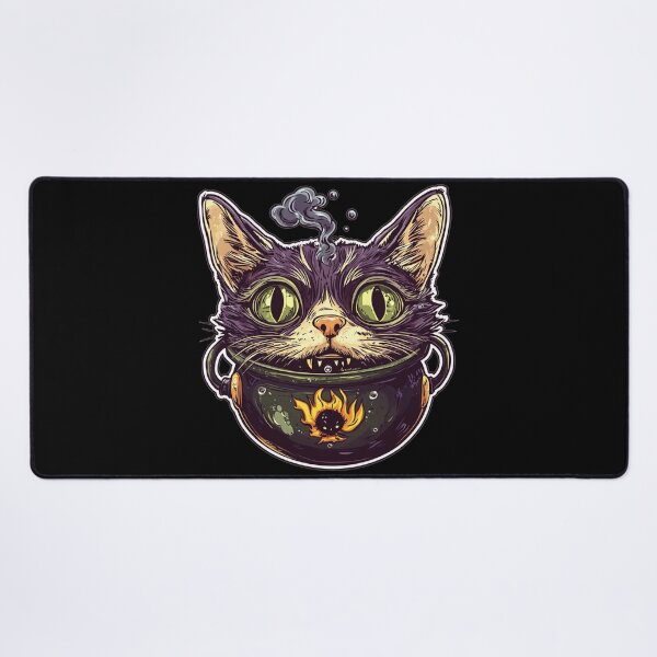 Item preview, Cat Boiler Cat Witch Halloween designed and sold by titanosdesign.