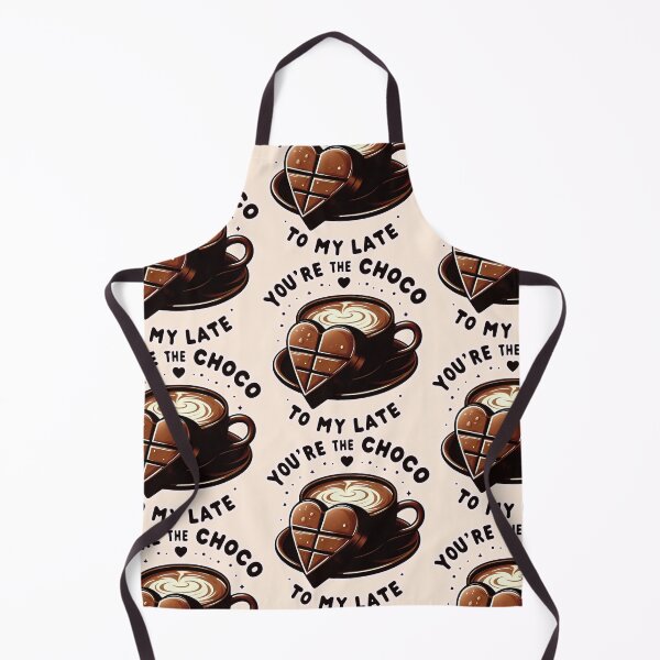 Item preview, You're The Choco To My Late Warm Coffee Brown designed and sold by SplashTastic.