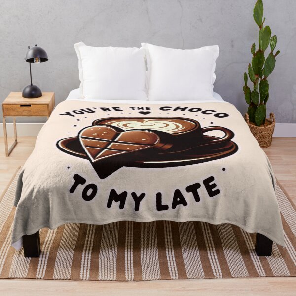 Item preview, You're The Choco To My Late Warm Coffee Brown designed and sold by SplashTastic.