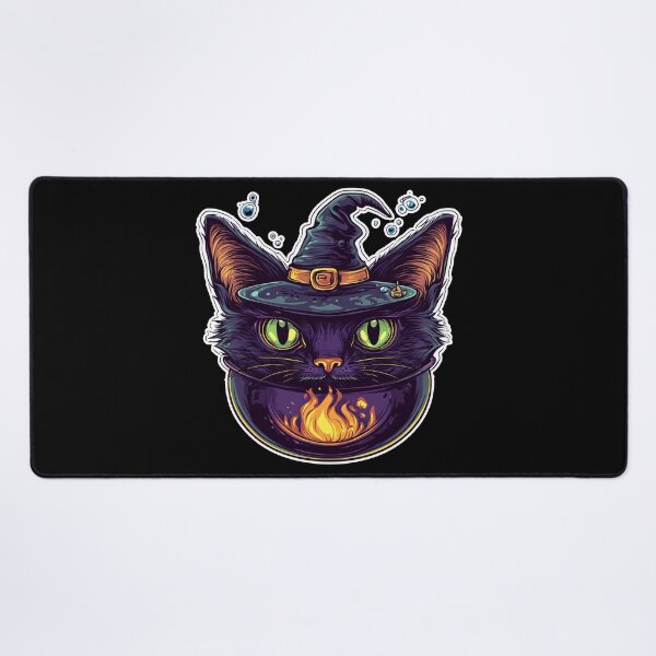 Item preview, Cat Boiler Cat Witch Halloween designed and sold by titanosdesign.
