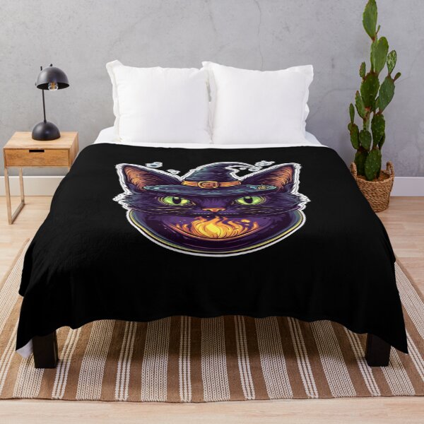 Item preview, Cat Boiler Cat Witch Halloween designed and sold by titanosdesign.