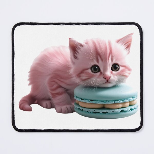 Item preview, Kitten on Macaron designed and sold by PeggyMacStudio.