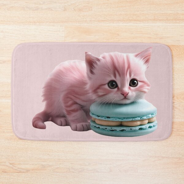 Item preview, Kitten on Macaron designed and sold by PeggyMacStudio.