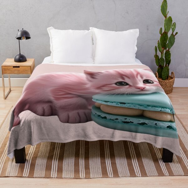 Item preview, Kitten on Macaron designed and sold by PeggyMacStudio.