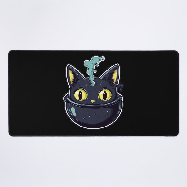 Item preview, Cat Boiler Cat Witch Halloween designed and sold by titanosdesign.