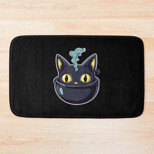 Item preview, Cat Boiler Cat Witch Halloween designed and sold by titanosdesign.