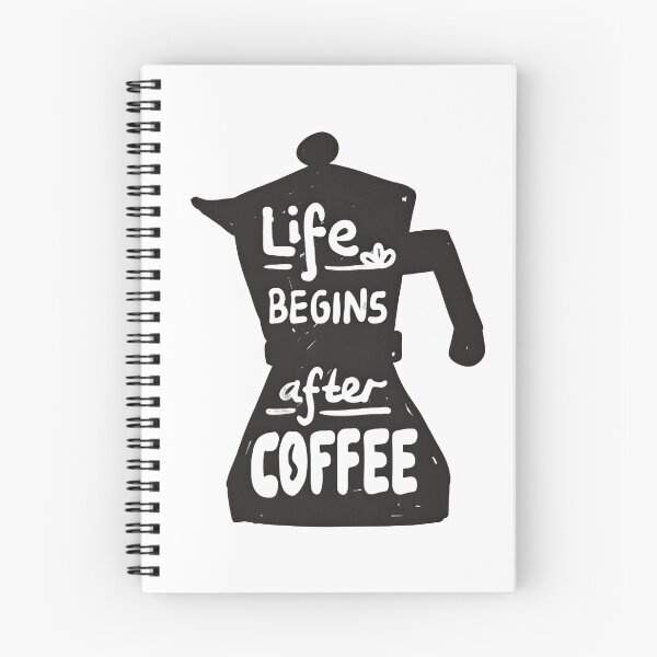 Item preview, Life Begins After Coffee .  designed and sold by Shiningsticker8.