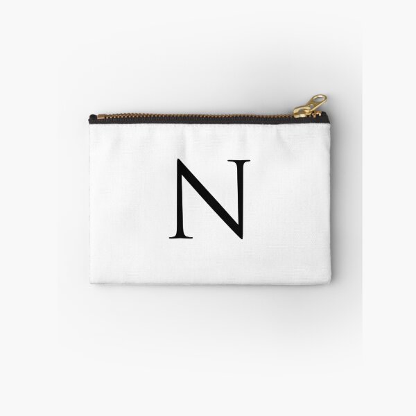 Item preview, Capital Letter N - Stylish Serif Font (Black) designed and sold by STUDIO-72.