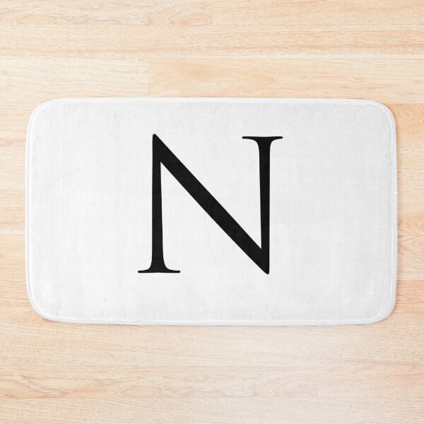 Item preview, Capital Letter N - Stylish Serif Font (Black) designed and sold by STUDIO-72.