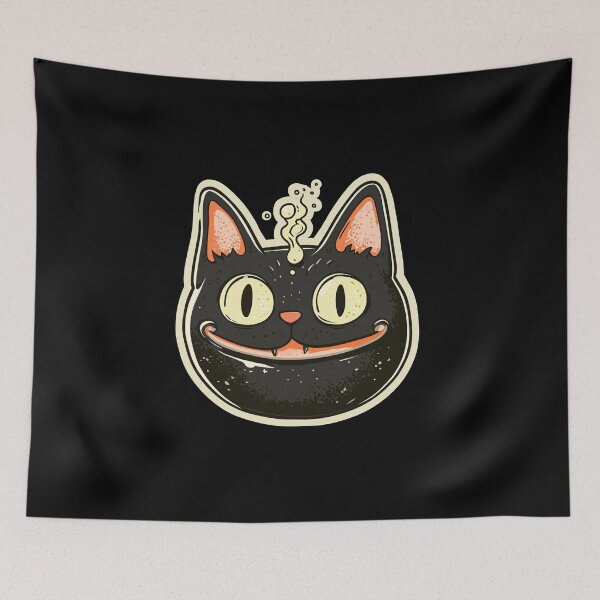 Item preview, Cat Boiler Cat Witch Halloween designed and sold by titanosdesign.