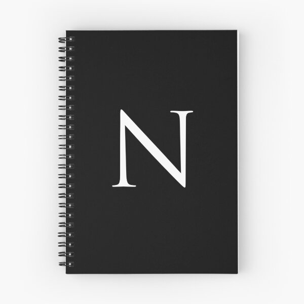 Item preview, Capital Letter N - Stylish Serif Font (White) designed and sold by STUDIO-72.