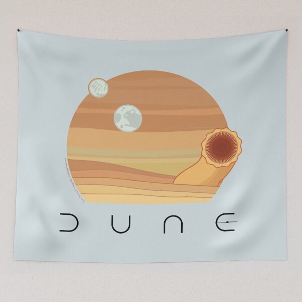Item preview, Dune Desert Sandstorm and Sandworm Day (light backgrounds) designed and sold by Markadesign.