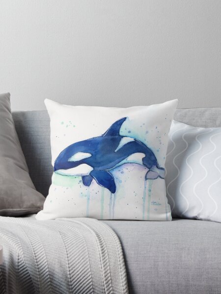Artikel-Vorschau von Killerwal Orca Aquarell, designt und verkauft von Olga Shvartsur.