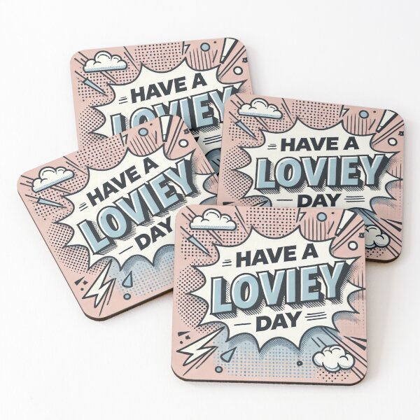 Item preview, "Have a Lovely Day" Cool Comic-Style Design designed and sold by CanvasWhimsy.