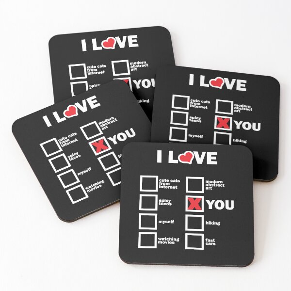 Item preview, I LOVE YOU- Checklist- Valentine's Day designed and sold by InNeRoDa.