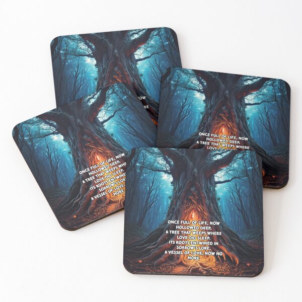 Item preview, The Hollow Tree - Broken Heart Poetry Art Work designed and sold by Unwind-Art-Work.
