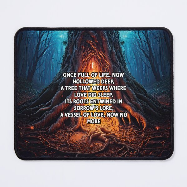 Item preview, The Hollow Tree - Broken Heart Poetry Art Work designed and sold by Unwind-Art-Work.