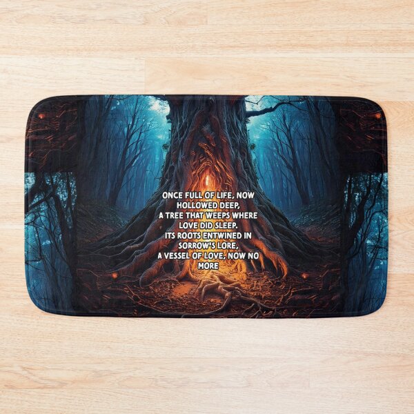 Item preview, The Hollow Tree - Broken Heart Poetry Art Work designed and sold by Unwind-Art-Work.