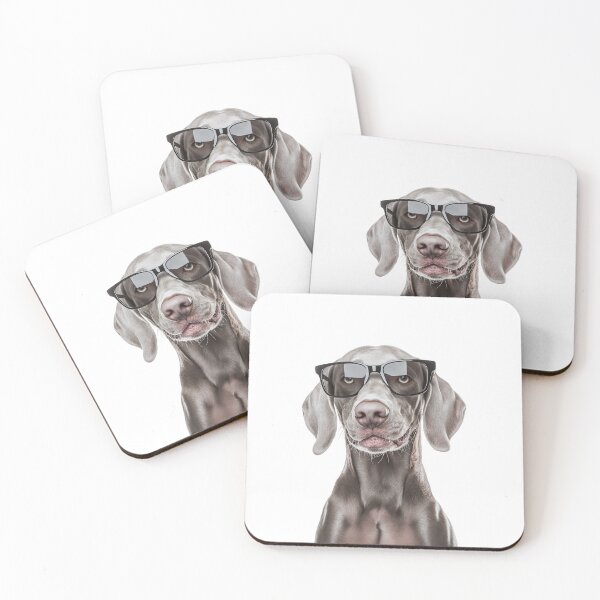 Item preview, Funny cool Weimaraner Dog wearing sunglasses designed and sold by LazyOwlStore.