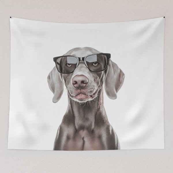 Item preview, Funny cool Weimaraner Dog wearing sunglasses designed and sold by LazyOwlStore.