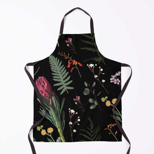 Item preview, Simple herbal pattern with protea flowers and Eucalyptus silver dollar. designed and sold by MatyKotiv.