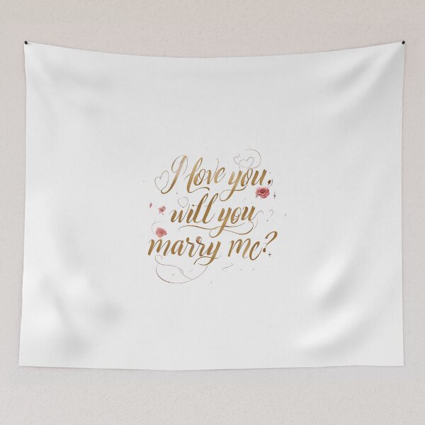 Item preview, Will You Marry Me? Romantic Proposal T-Shirt designed and sold by AMD5star.