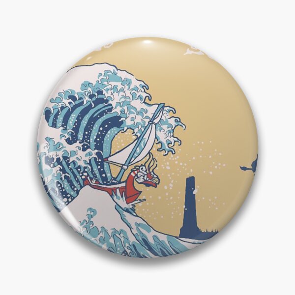 Item preview, Art 90s Hokusai The Great Seagaming designed and sold by LongDogsi.