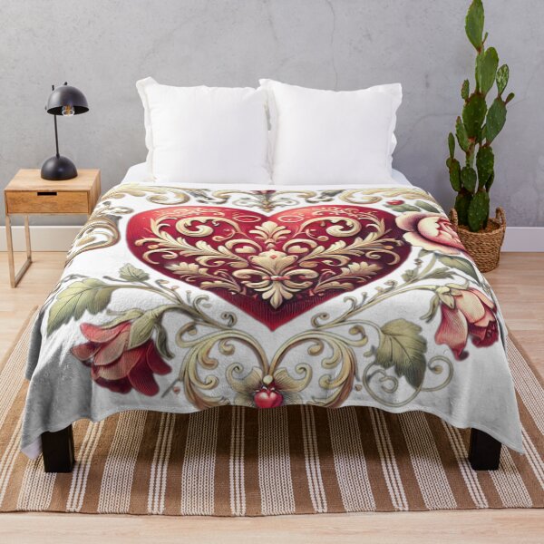 Item preview, Elegant Baroque Heart - Romantic Valentine's Day Design designed and sold by Kts20.