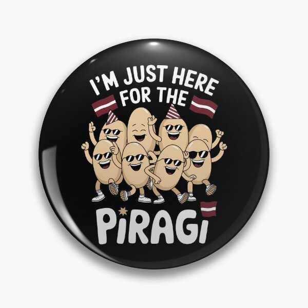 Item preview,  Funny Latvian Piragi - Perfect gift for Latvian food lovers and pīrāgi enthusiasts! designed and sold by ZyziowskyArt.