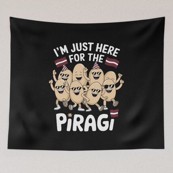 Item preview,  Funny Latvian Piragi - Perfect gift for Latvian food lovers and pīrāgi enthusiasts! designed and sold by ZyziowskyArt.