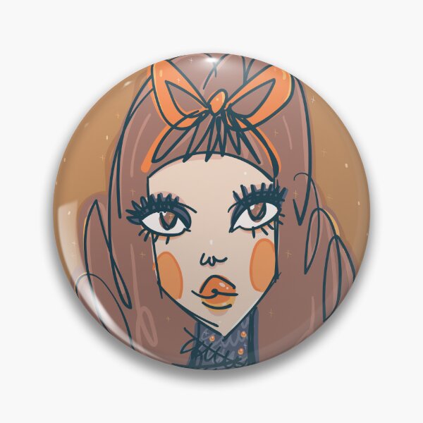 Item preview, Beautiful Brunette Diva Girl with a Bow designed and sold by MarinaBH.